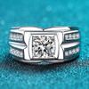 Мужские великолепные кольца с кубическим цирконием, вечерние благородные аксессуары, мужской подарок на день рождения, модное кольцо на палец Jz004