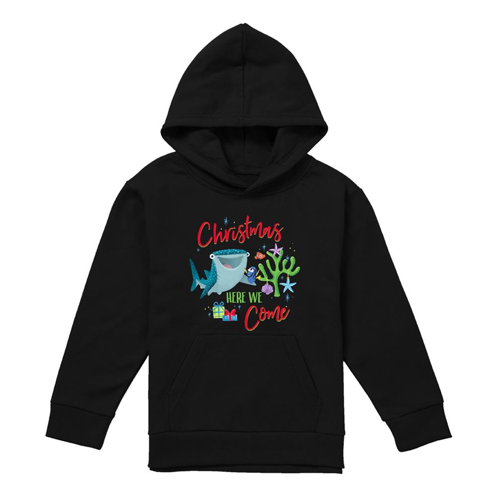 Finding Nemo Childrens/Kids Christmas Here We Come Dory And Destiny Hoodie