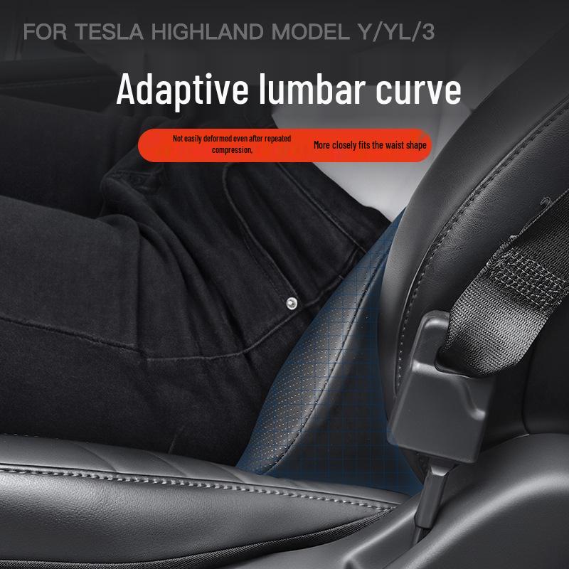 Аксессуары для сидений, подголовника, шеи и поясницы для Tesla Model Y и Model 3