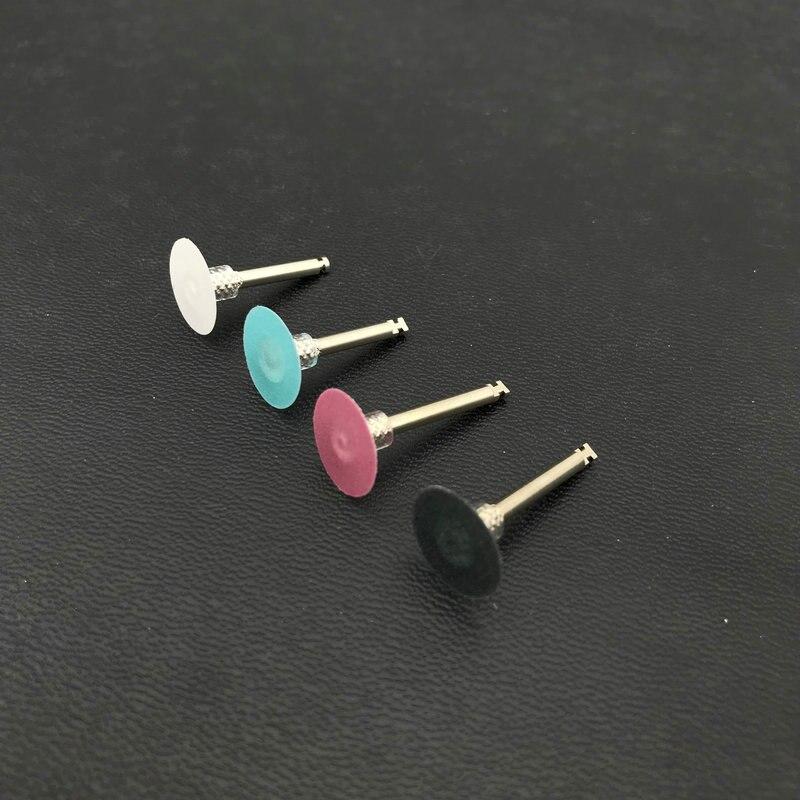 40pcs Dental Polishing Stem Discs Composite Finishing Disc + 4pcs Mandrel