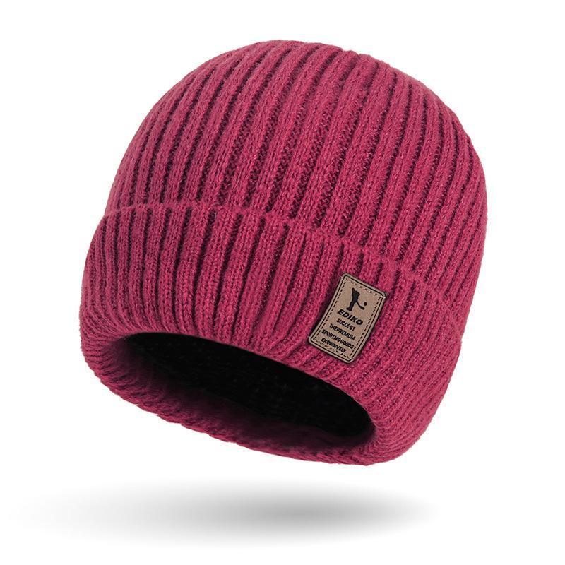 Осенне-зимняя мужская вязаная шапка, утепленная шапка, молодежная шерстяная шапка, женская шапка-пуловер для занятий спортом на открытом воздухе, шапка с рукавами