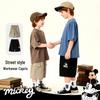 Disney Летние легкие брюки-карго капри для мальчиков Микки