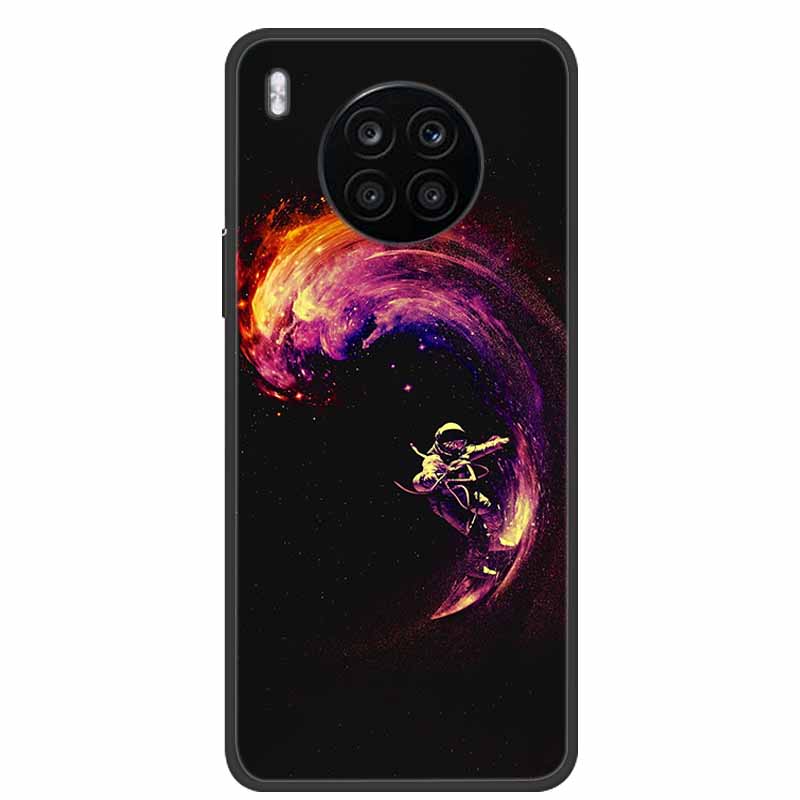 For Honor 50 Lite Case Shockproof Soft silicone TPU Back Cover For Huawei Honor 50 Lite Phone Cases Honor50 Lite Cute Cartoon