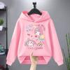 New Korean Version Casual Rainbow Friend Pochacco My Melody Children's Hoodie Loose and Lazy Style Girl Fashion Top