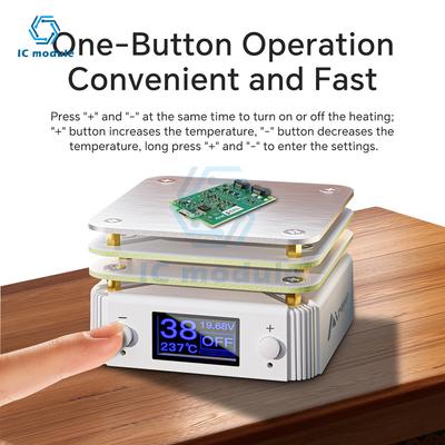 Мини-грелка с цифровым дисплеем PD65W 20V Регулируемый контроль температуры Нагревательный инструмент Станция предварительного нагрева Инструменты для ремонта