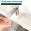 5pcs Silicone Faucet Splash Guards Splash-Proof Easy Clean Sink Splash Pad Soft Countertop Protect Faucet Protectors