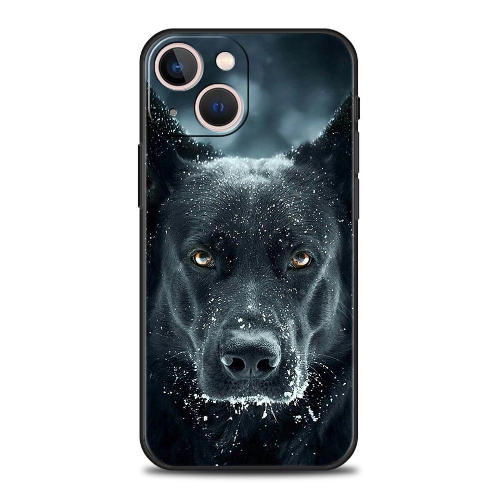 Чехол для телефона с изображением добермана для iPhone 17 16 15 14 13 12 11 Pro Max 17 Air Plus Ударопрочный Мягкий ТПУ Корпус Fundas Capas Coque