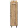 vidaXL Rollschrank Artisan Eiche 60x22x79 Cm Holzwerkstoff