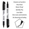 Shuttle Art Marker Art for Pens, Markers, Black, 30-Pack, Quick-Drying, Water-Resistant, Sketching, Drawing, Doodling, Illustrations, etc. (Cart)
