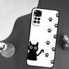 Чехол с рисунком лапки собаки и кошки для Xiaomi Redmi Note 13 Pro 14 12 9 10 11 Pro 10S 11S 12S Redmi 14C 13C 10C 12C