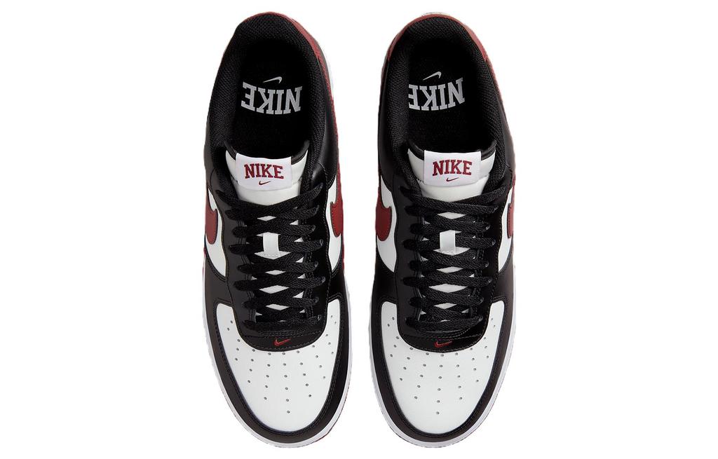 Nike Air Force 1 Low '07 Черный Белый Темно-Командный Красный FZ4615-001