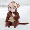 Baby Rompers Kigurumi Animal Leopard,Husky,Giraffe Cosplay Hooded Warm Pajamas for Toddler Boys Girls Clothes Newborn Sleepwear Pyjama Clothing