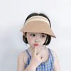 Солнцезащитный крем Детские солнцезащитные кепки Дышащая шляпа-козырек Дорожная летняя соломенная шляпа Лето