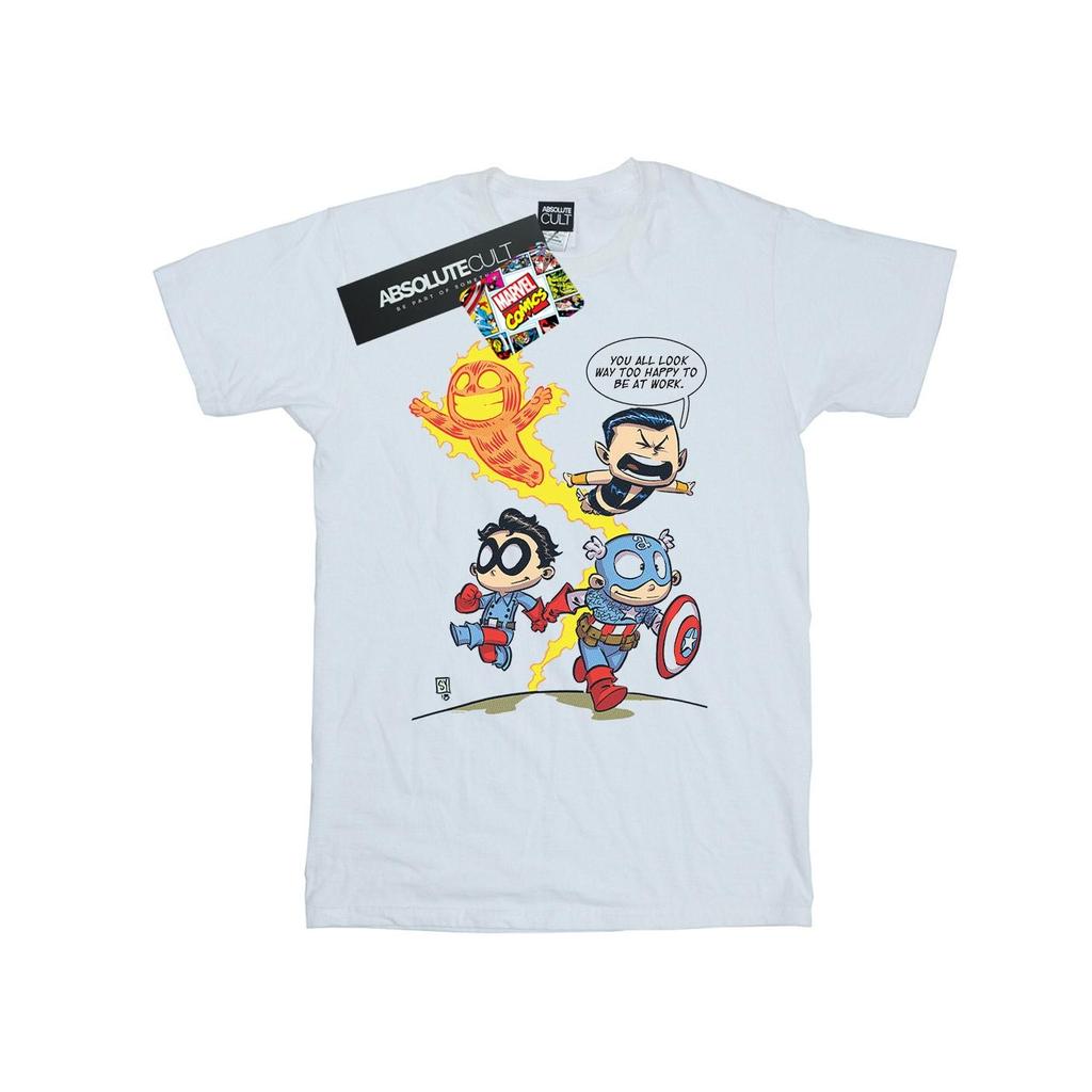 Marvel Comics Mens Avengers Invaders Cartoon T-Shirt