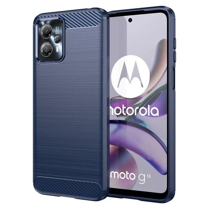 Carbon Fiber Case for Motorola Moto G10 G20 G30 G50 G60 G60S G31 G41 G51 G22 G32 G42 G52 G62 G72 G82 E20 E30 E40 E13 Phone Cover