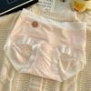 Women's Underwear Waist Belly Lift Hip Breathable Panties Cute Simple Briefs Antibacterial