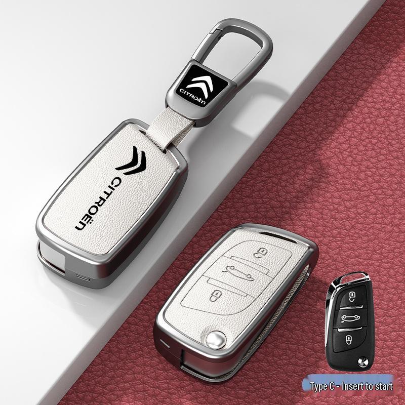 Чехол и пряжка для автомобильного ключа для моделей Citroen C3XR, C4L, Tianyi, C5, C4 Sega, Elysee, C6