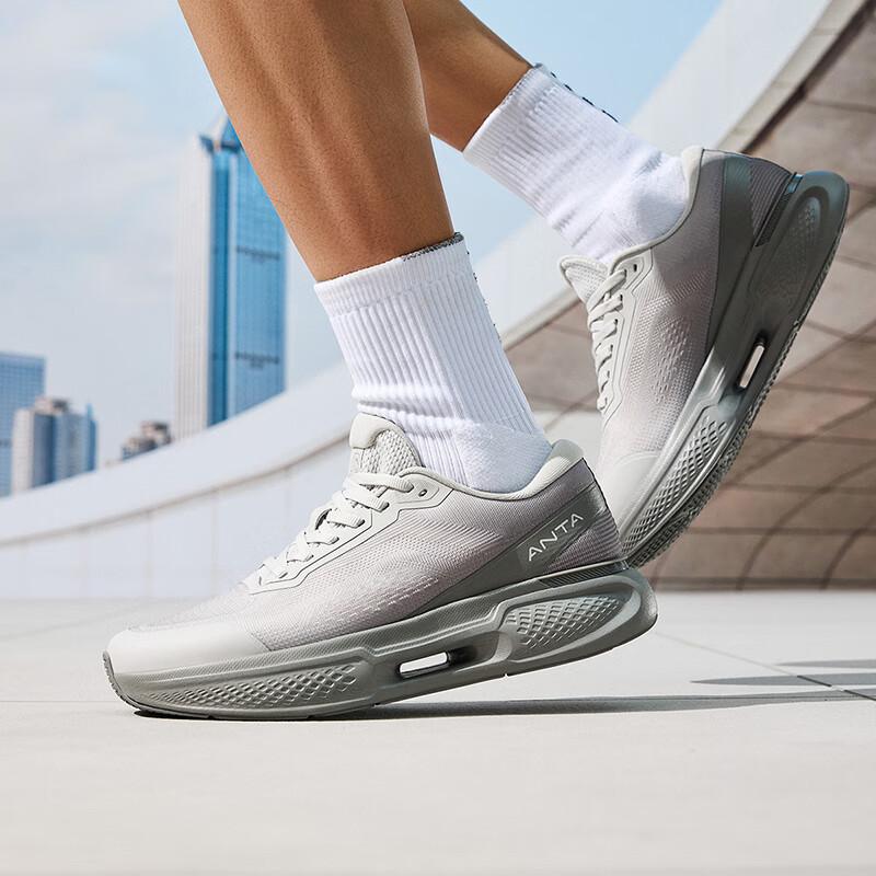 Anta Shenhung 11 Удобные Модные Нескользящие Дышащие Низкие Кроссовки Мужские кроссовки Серые 112527718-7