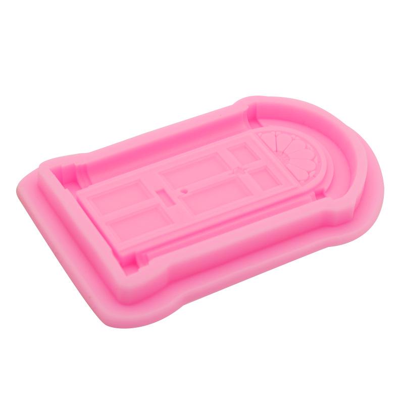 Европейская дверная рама фоторамка помадка украшение торта силиконовая форма для украшения выпечки эпоксидная форма