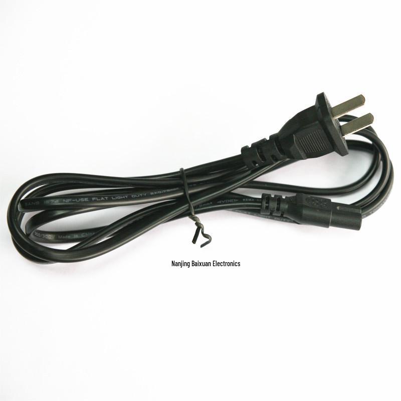 Сертифицированный 3C Двухжильный кабель питания переменного тока IEC320-C8 1,5 м