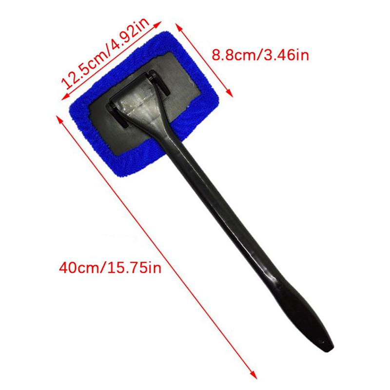 Набор щеток для мытья окон автомобиля, инструмент для мытья лобового стекла, стеклоочиститель для салона автомобиля с длинной ручкой, автомобильные аксессуары