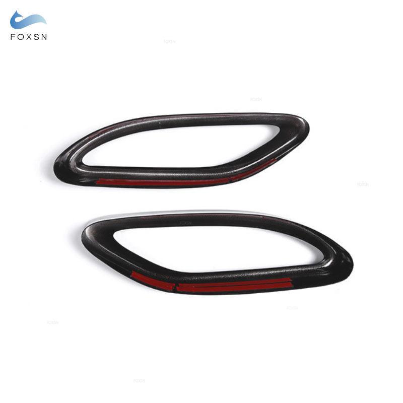 For Mercedes Benz B C E GLC CLA GLS GLE Class W246 X253 W205 W166 X166 W212 W213 C117 Car Tail Muffler Exhaust Pipe Cover Trim