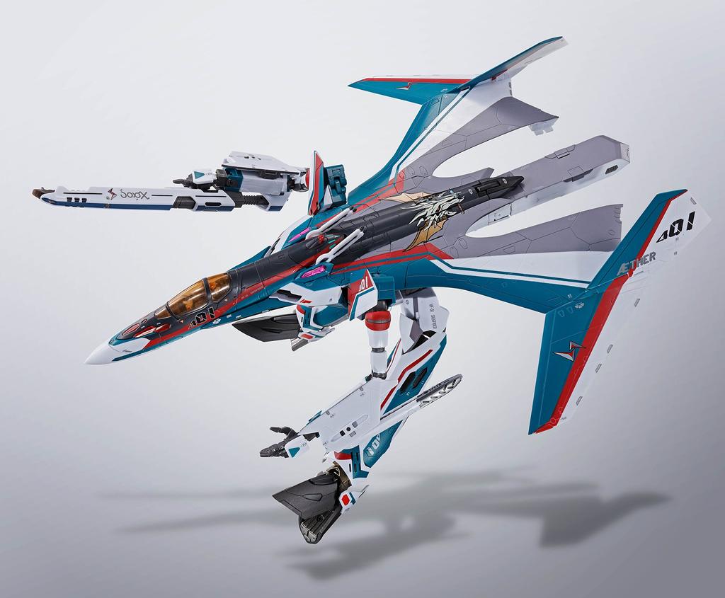 TAMASHII NATIONS DX Chogokin Macross Delta Зигфрид 260 мм АБС ПВХ Подвижная фигурка VF-31S (Arado Mölders Custom) приблизительно. Литой под давлением и предварительно окрашенный
