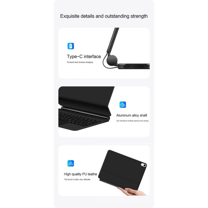 Magic Keyboard for iPad Pro 11 12.9 Air 4 Air 5 for iPad 10th Generation Pro 12.9 6th 5th 4th 3rd Gen Smart Cover Magnetic Case