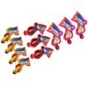 10Pcs Party Confetti Poppers Handheld Inflatable Confetti Shooters for Birthday Wedding Graduation