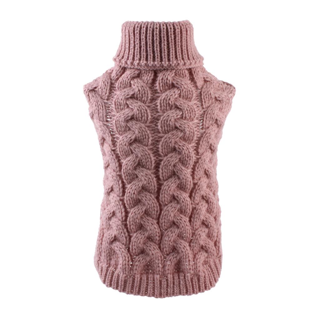 Модный вязаный свитер для щенков, одежда для домашних животных, пальто для маленьких собак