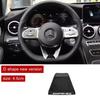 Car Steering Wheel Emblem Sticker Interior Badge Decoration for Mercedes benz W203 W204 W205 W176 W211 W212 W213 GLA GLC AB1