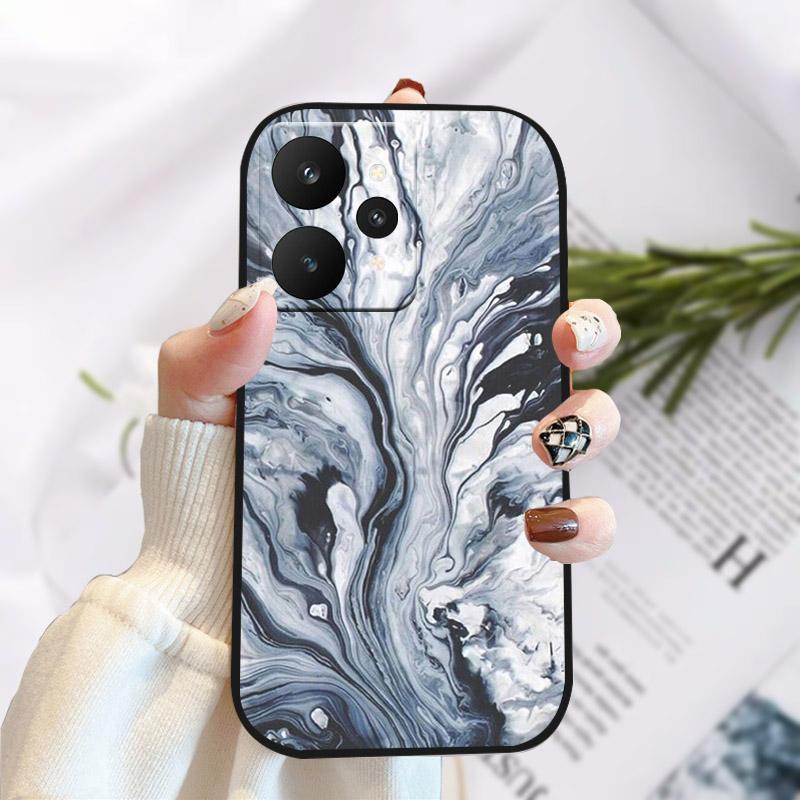 Чехол для Realme 15 15Pro 5G Стильный чехол с принтом на задней панели Для Realme15 15 Pro Мягкий ТПУ Силиконовый Funda Capa RMX5101 RMX5106 Бампер