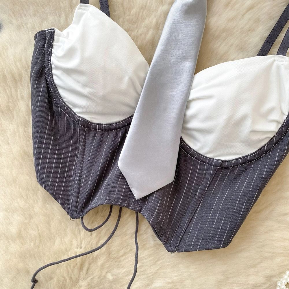 Hollow Out Crop Vest Spaghetti Strap Crop Top Vest Sexy Outerwear Vest Summer Season