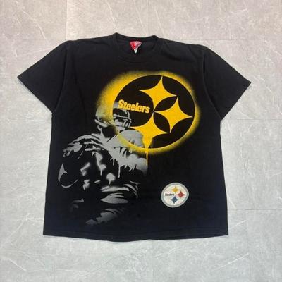 2000's Pittsburgh Steelers Black Cotton #NFL #steelers #gridiron Unisex T-Shirt