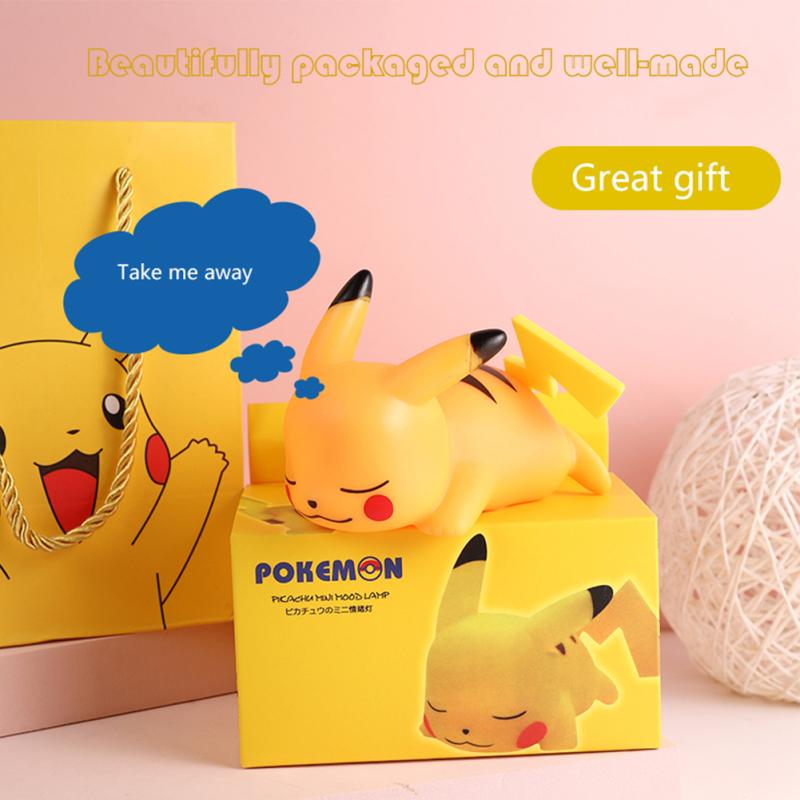 Покемон Пикачу ночник эльф милый прикроватный светильник спальня гостиная украшение подарок