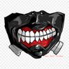 Tokyo Ghoul Mask Ken Kaneki Animation Cosplay Mask Tokyo Ghoul Iron On Patches For Clothing Applique Stickers On Clothes Heat-Sensitive Custom Patch