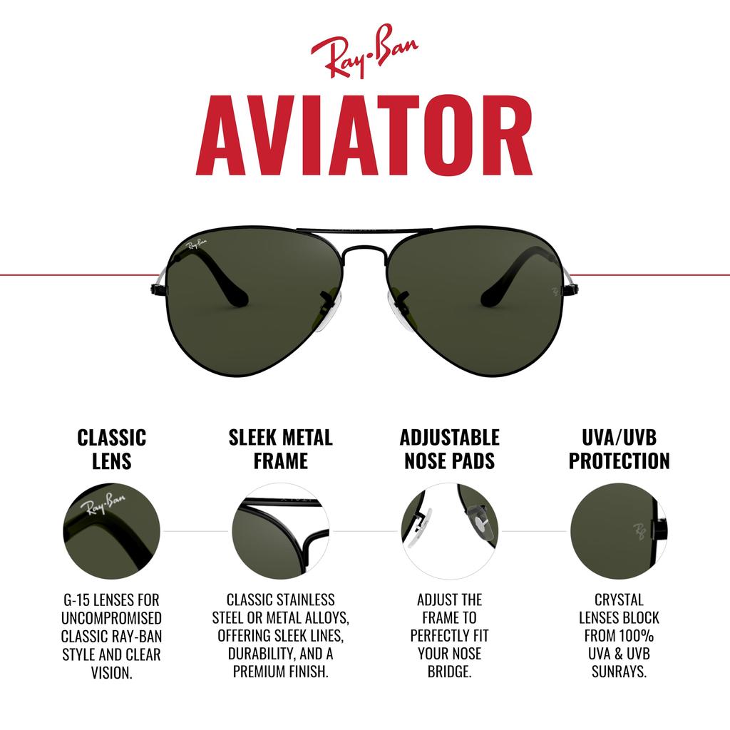 Солнцезащитные очки RB3025 58 181 58 (Ray-Ban) Ray-Ban