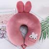 Portable Children Nursing Cushion Travel Pillow Short Plush Flight Neck Pillow U-shaped Pillow