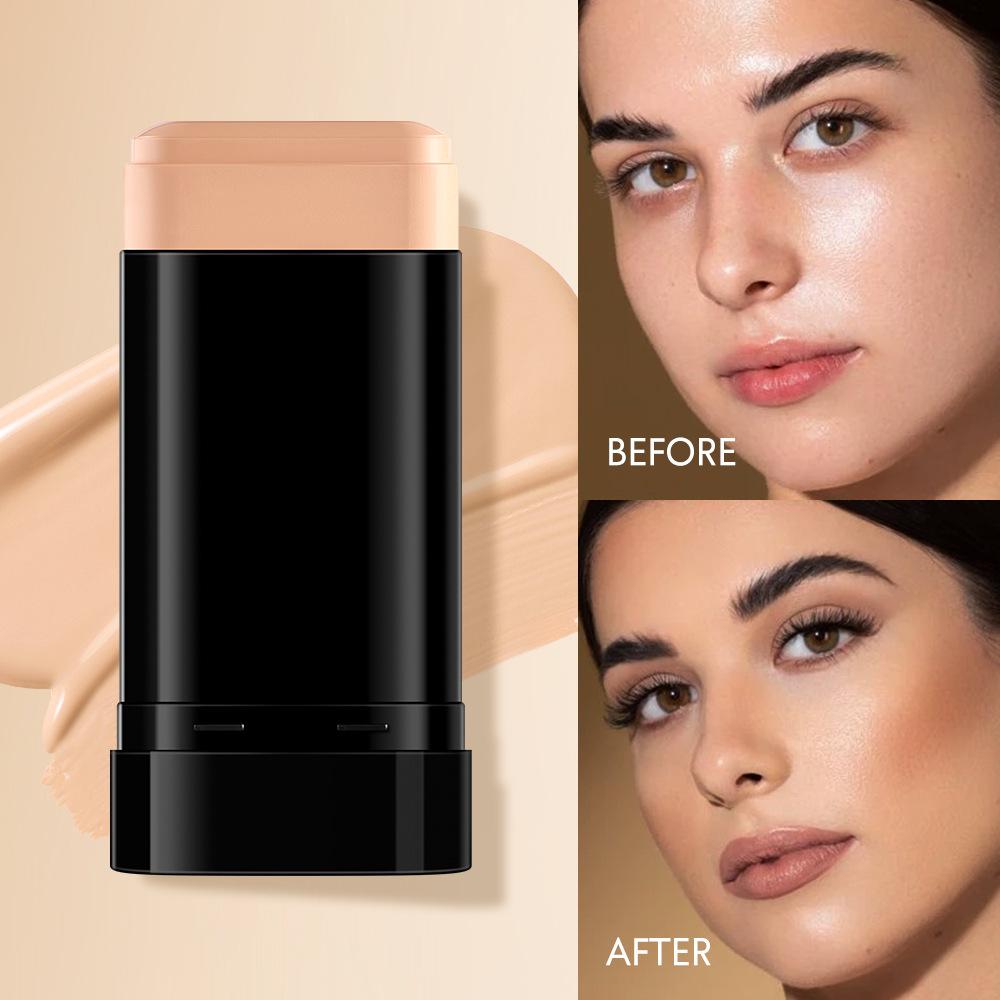 HEYXI Foundation Concealer Makeup Stick 20g, Moisturizing Full Coverage Cream Stick, Natural Skin Tone for Covering Blemishes, Portable Face Makeup