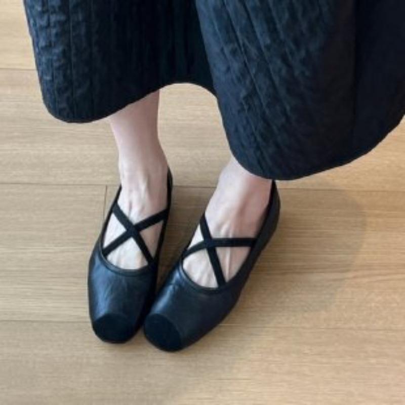 Модные французские 2025 Новые плоские туфли-балетки, супермягкие вечерние туфли, женские одинарные туфли Мэри Джейн