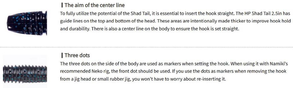 OSP Soft Lure HP Shad Tail 2.5 Inches TW-101 (1741)