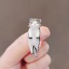 Cute Three-Dimensional Kitten Brooch Year Creative Design Pin Sweater Accessories Women'S Suit Pin