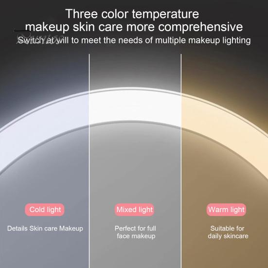 Зеркало для макияжа со светодиодной подсветкой, 5/10/20/30-кратное увеличение, двустороннее косметическое зеркало с подсветкой, зарядка через USB, регулируемая яркость, портативное, для путешествий