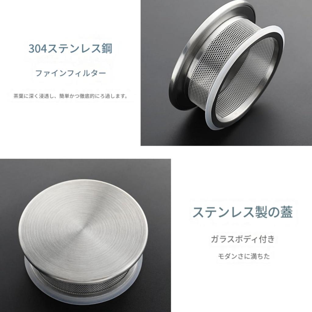 OULOVECO Teapot & Mugs (2 or 4-Piece Set), Heat-Resistant Glass with Strainer, Dishwasher Safe, Stylish, Simple, Nordic Gift, Pitcher, Water Jug,