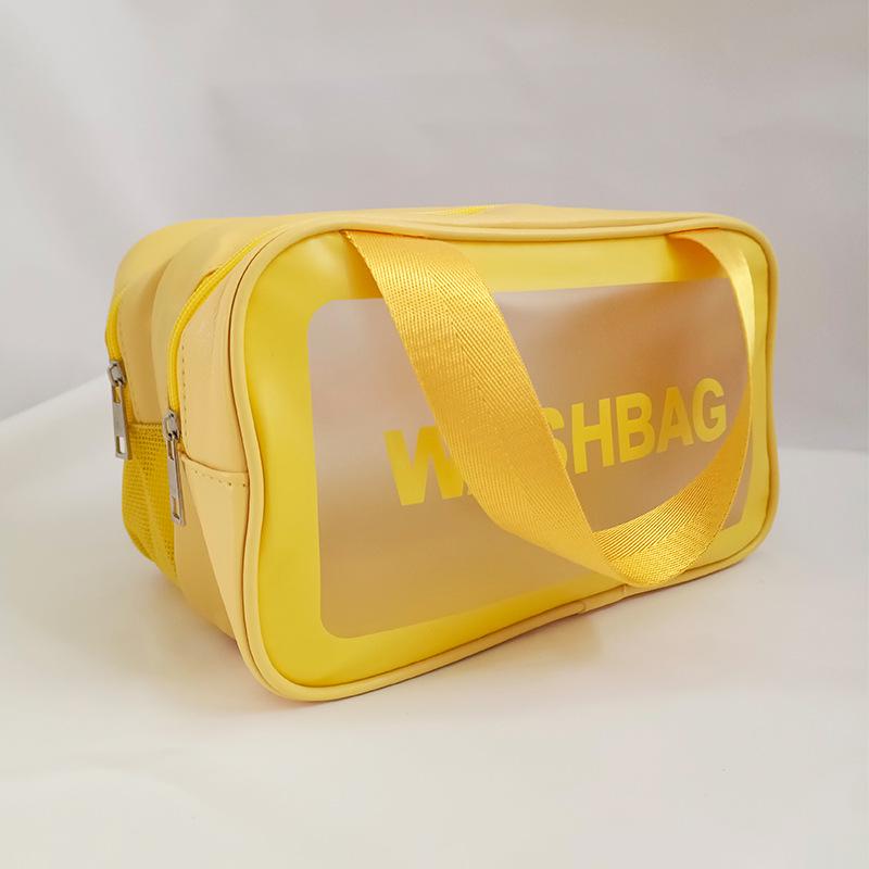 Waterproof Travel Toiletry Bag with Dry/Wet Separation and Large Capacity for Cosmetics and Swimming Gear
