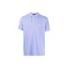 Polo SS23 Solid Color Embroidered Logo Cotton Short Sleeve Polo Shirt Men Tops Purple 710536856-366
