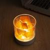 USB Powered Crystal Salt Lamp Natural LED Table Light Unique Crafts Ambient Lighting  Bedside
