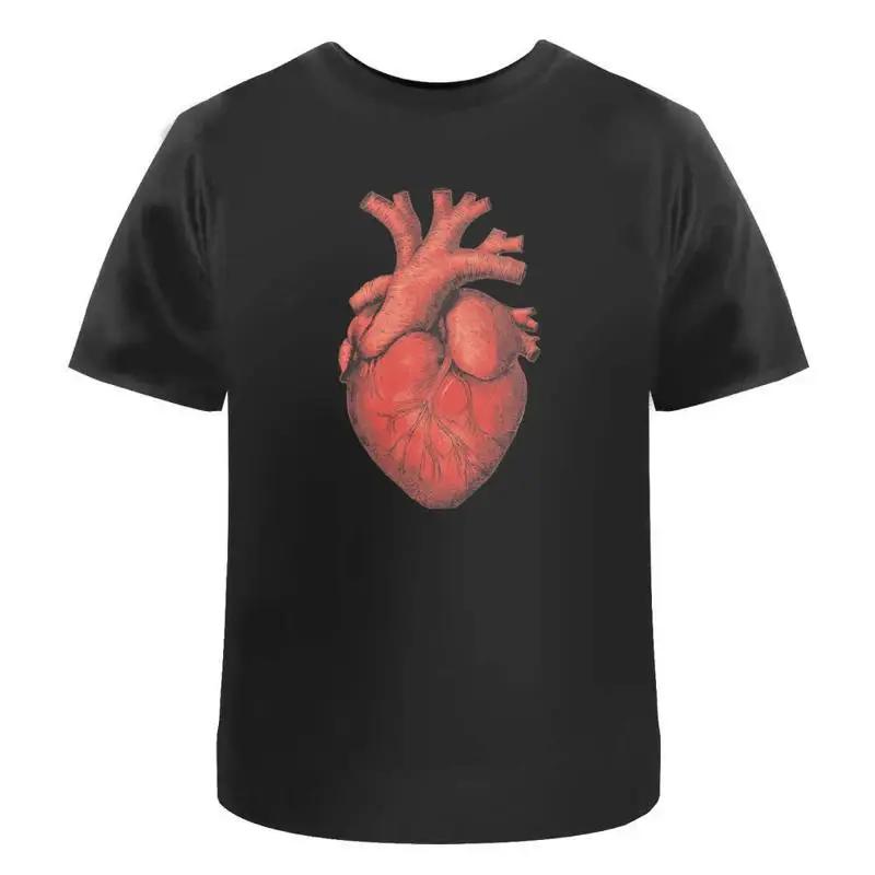Huunisex Heart Cotton T Shirt Ta050276