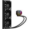 Novonest Simple CPU Cooler 360mm Cooler with PWM 4Pin Fan Compatible with Both ARGB Head Compatible with Compatible with Liquid Cooler Black