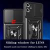 Armor Funda для Nothing CMF Phone 2 Pro Чехол Сдвижная Защита Камеры Кольцо-Подставка Противоударная Задняя Крышка Capa